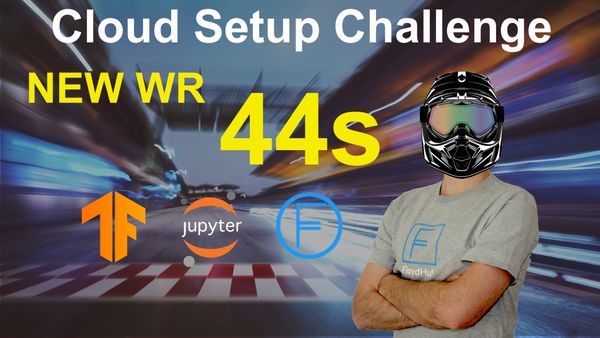 FloydHub Cloud Setup Challenge:  Jupyter + TensorFlow in 44 seconds [WR]